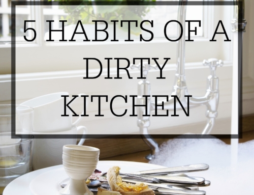 Five habits of a dirty kitchen